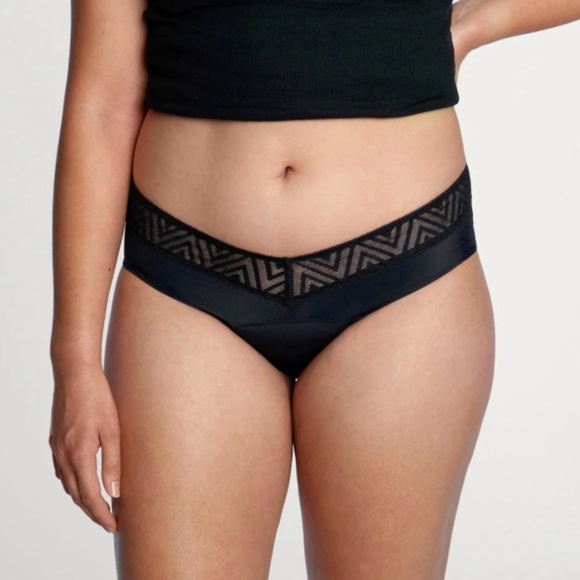 THINX Comfort Stretch Hiphugger Period Underwear, Black - Small NWT - Picture 7 of 10